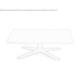 Low square coffee table Monaca