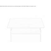 Low rectangular coffee table made of wooden veneer for the living room Fossano