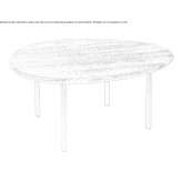Wooden coffee table Costano