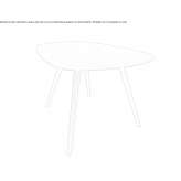 Rectangular coffee table Jezerski