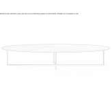 Low coffee table made of MDF and metal Maminas