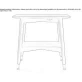 Ash coffee table/bedside table Mazidagi