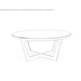 Round coffee table Pennard