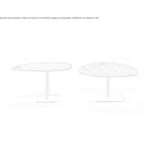 Coffee table made of steel and wood Klietz