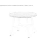 Round coffee table Imielno