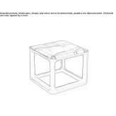 Square marble coffee table Fores
