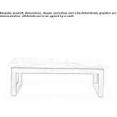 Rectangular coffee table Laja
