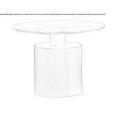 Side table with glass top with digital printing Momence