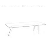 Rectangular glass coffee table Rogatica