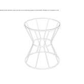 Tempered glass coffee table Pecco