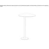 Round side table Pearl