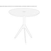 High side table made of Alcantara® and metal Camoapa