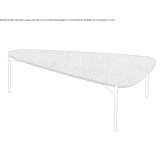 Triangular coffee table Anatoli