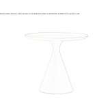 Round steel coffee table Hagenow