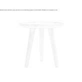 Round ash coffee table Vermes