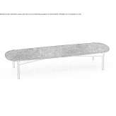 Rectangular coffee table Anatoli