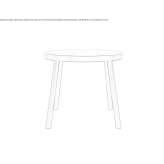 Round coffee table Almagres