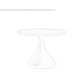 Round, steel bistro side table Chahal