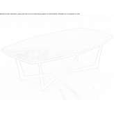 Rectangular coffee table Carbonia