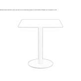 Square coffee table Wawer