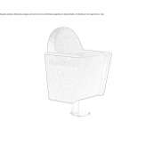 Fabric auditorium seats Pessac