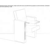 Auditorium seats with adjustable backrest Fiecht