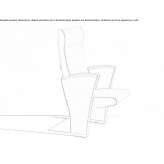 Auditorium seats with headrest Alcarras