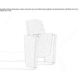 Auditorium chairs with a writing tablet Chewton