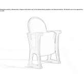 Fabric auditorium seats Yunga
