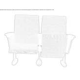 Sectional, fabric auditorium seats Defiance