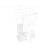 MDF bench desk with integrated chairs Zuhres