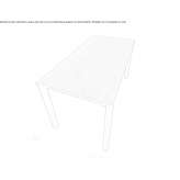 Rectangular wooden table Maitinez
