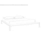 Double oak bed Aiken