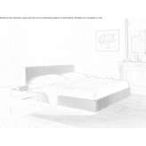 Upholstered bed with a removable cover Beranuy