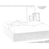 Upholstered sommier Bedwas