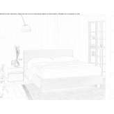 Double bed with removable cover Negreira