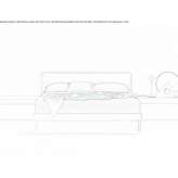 Bed with removable cover and upholstered headboard Bisaccia