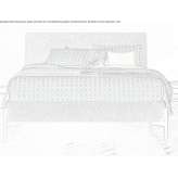 Double fabric bed with upholstered headboard Yahyali