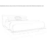 Double leather bed Carru