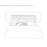 Double bed with high headboard Puchenau