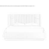 Double bed with upholstered headboard Rifreddo