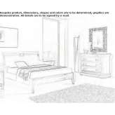 Solid wood double bed Portoroz