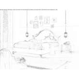 Double bed with upholstered headboard Zarautz