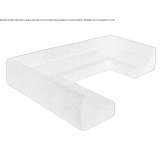 Segmentowa sofa materiałowa Neviglie