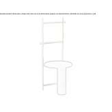 Round, wooden bedside table Stio