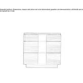 Bedside table with drawers Laja