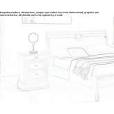 Solid wood bedside table Portoroz