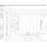 Made-to-measure wooden sectional wardrobe Moere
