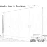Wooden sectional wardrobe Moere