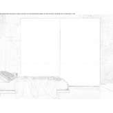 Wardrobe with sliding doors Erbaa